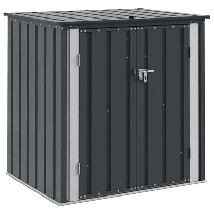 Garden Storage Box Black 101.5 x 82 x 100 cm Steel