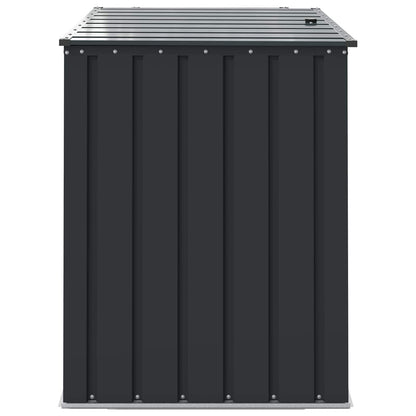Garden Storage Box Black 101.5 x 82 x 100 cm Steel