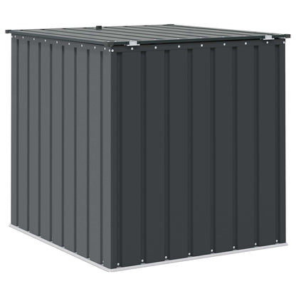 Garden Storage Box Black 101.5 x 107 x 100 cm Steel