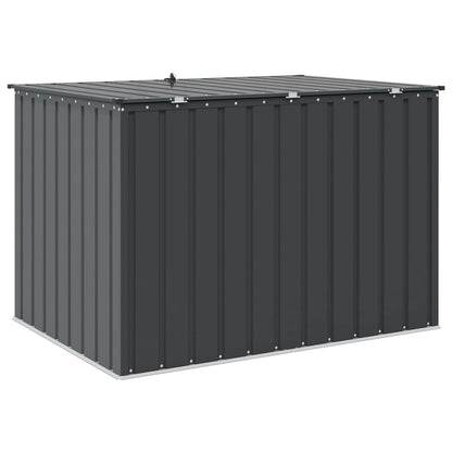 Garden Storage Box Black 151.5 x 107 x 100 cm Steel