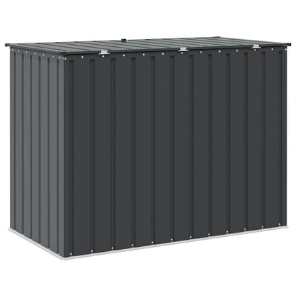 Garden Storage Box Black 151.5 x 82 x 110.5 cm Steel