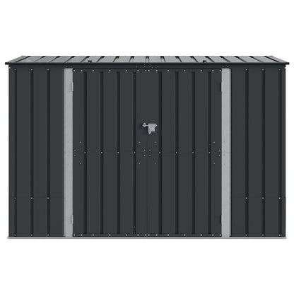 Garden Storage Box Black 214 x 82 x 132 cm Steel