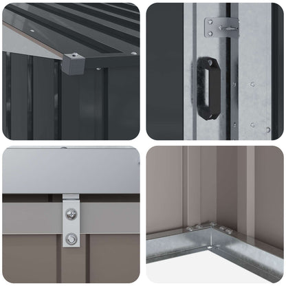 Garden Sheds Anthracite 137 x 81 x 180 cm Metal