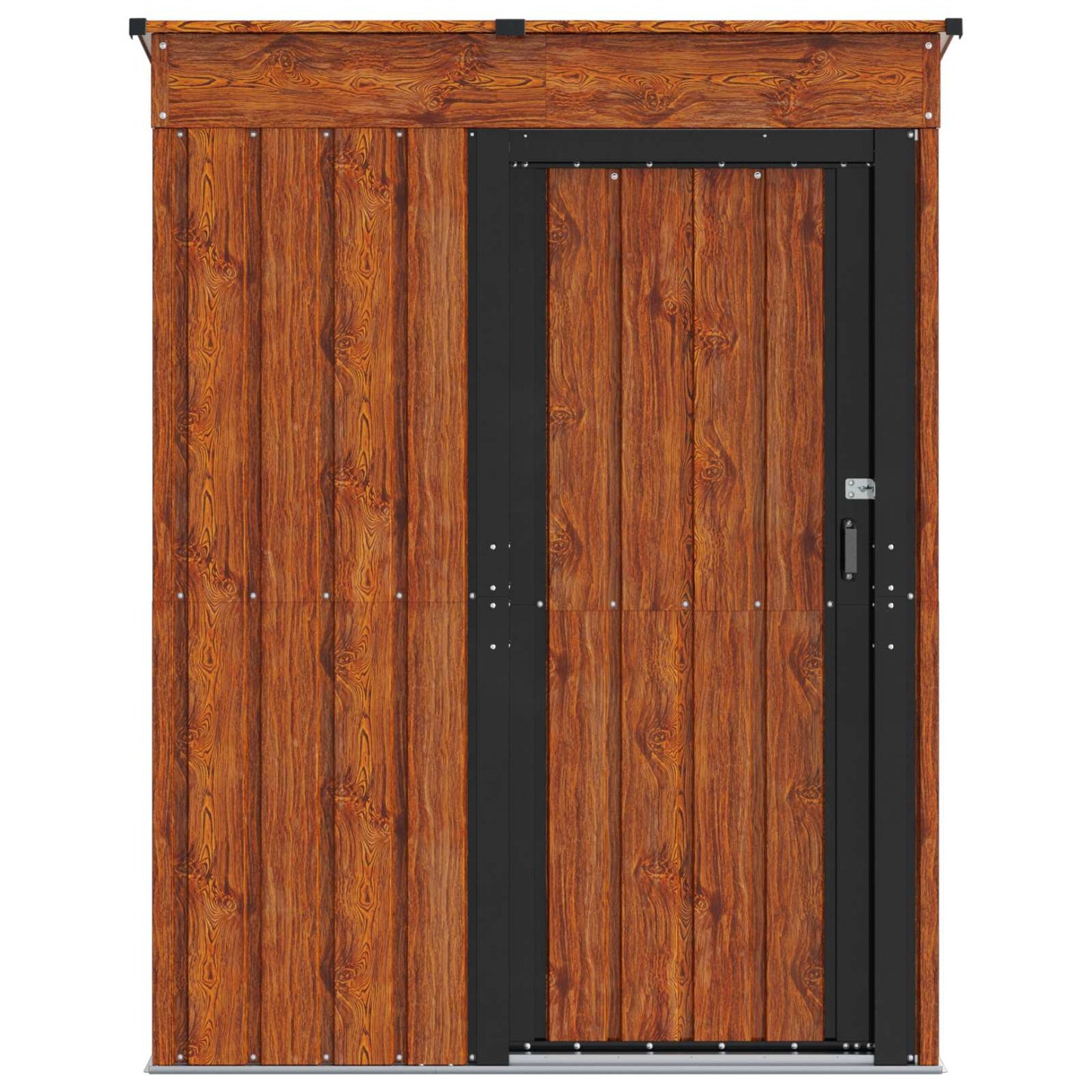 Garden Sheds Brown 137 x 81 x 180 cm Metal