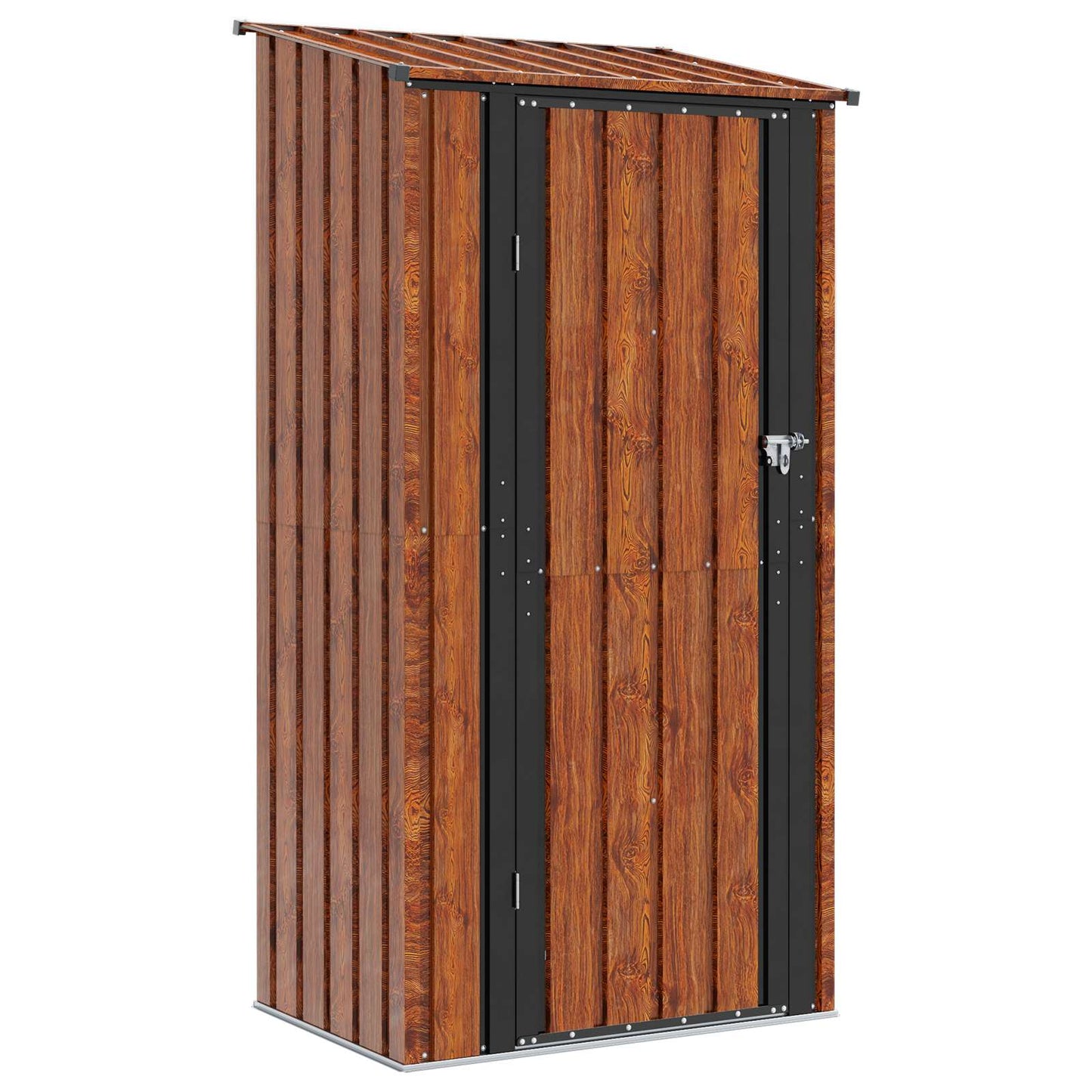 Garden Sheds Brown 103 x 74 x 200 cm Metal