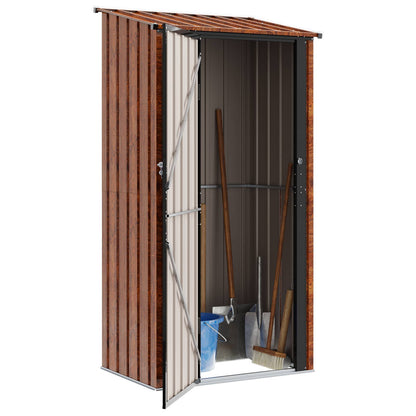 Garden Sheds Brown 103 x 74 x 200 cm Metal