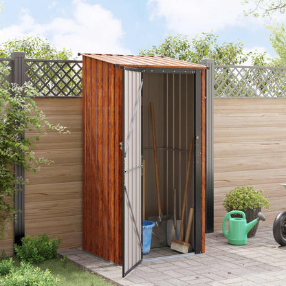 Garden Sheds Brown 103 x 86 x 200 cm Metal