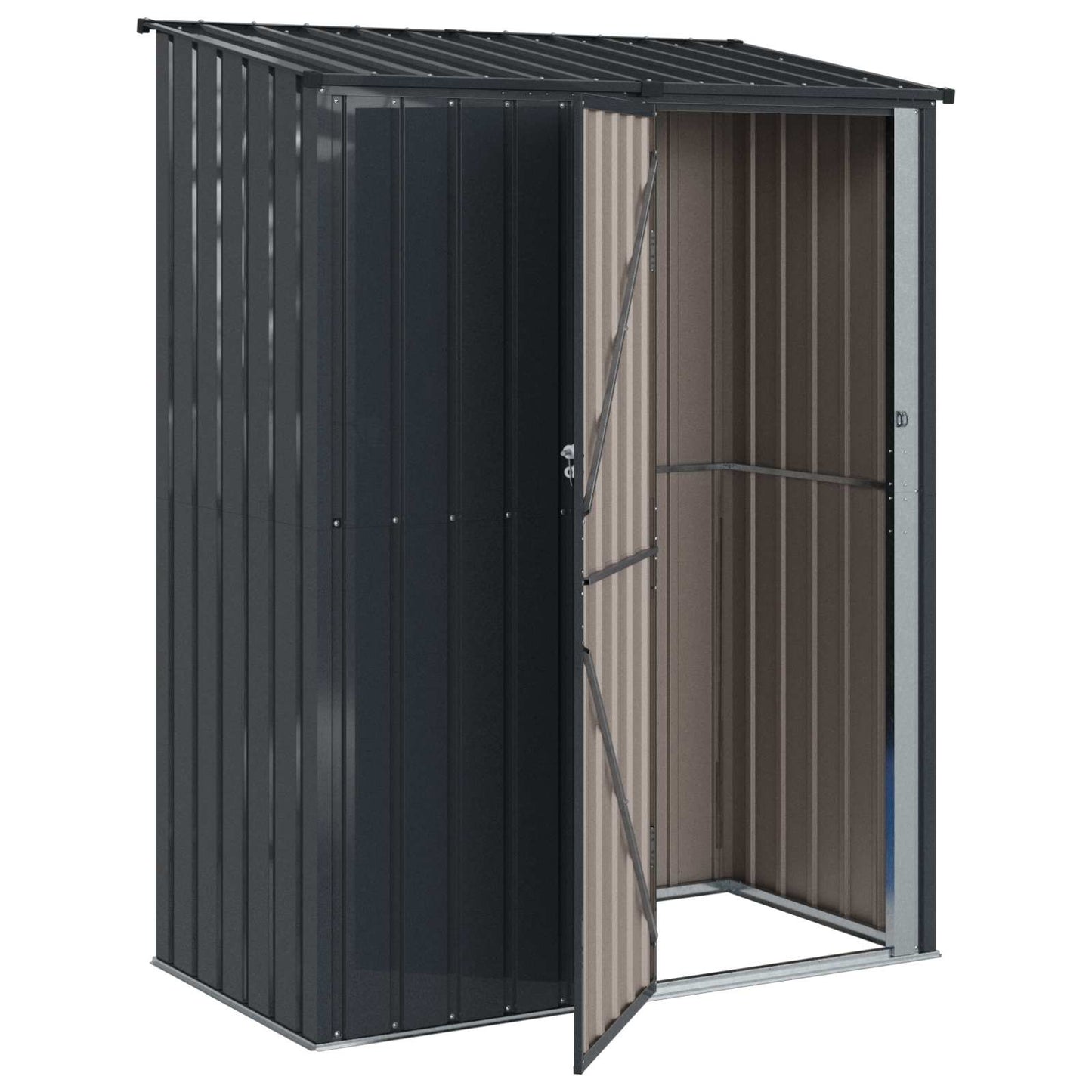 Garden Sheds Anthracite 153.5 x 86 x 200 cm Metal