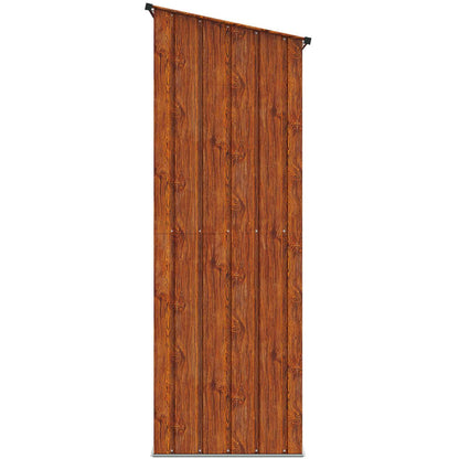 Garden Sheds Brown 203.5 x 73 x 200 cm Metal