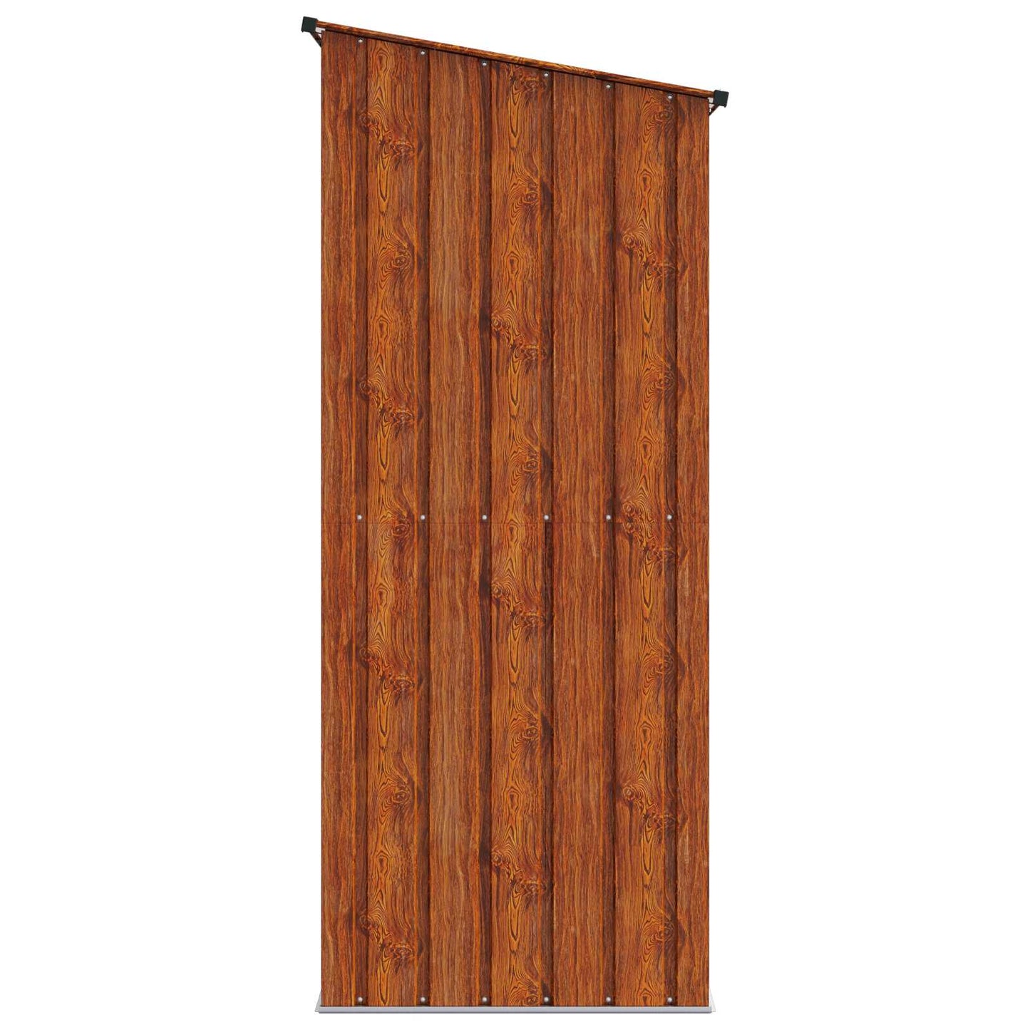 Garden Sheds Brown 203 x 85.5 x 200 cm Metal