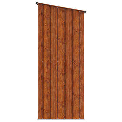 Garden Sheds Brown 203 x 85.5 x 200 cm Metal