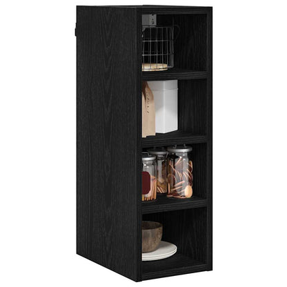 Hanging Cabinet Black oak 20 x 29.5 x 60 cm Engineered Wood