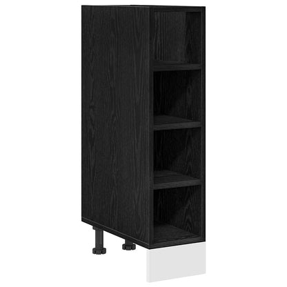 Kitchen Base Cabinet with Shelf Black oak 20 x 44.5 x 81.5 cm