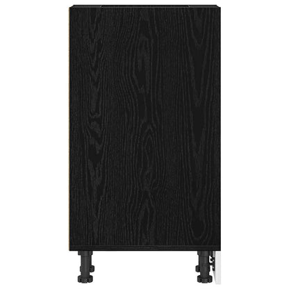 Kitchen Base Cabinet with Shelf Black oak 20 x 44.5 x 81.5 cm