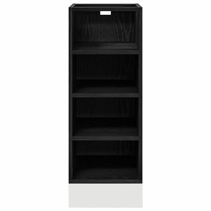 Kitchen Base Cabinet with Shelf Black oak 30 x 44.5 x 81.5 cm