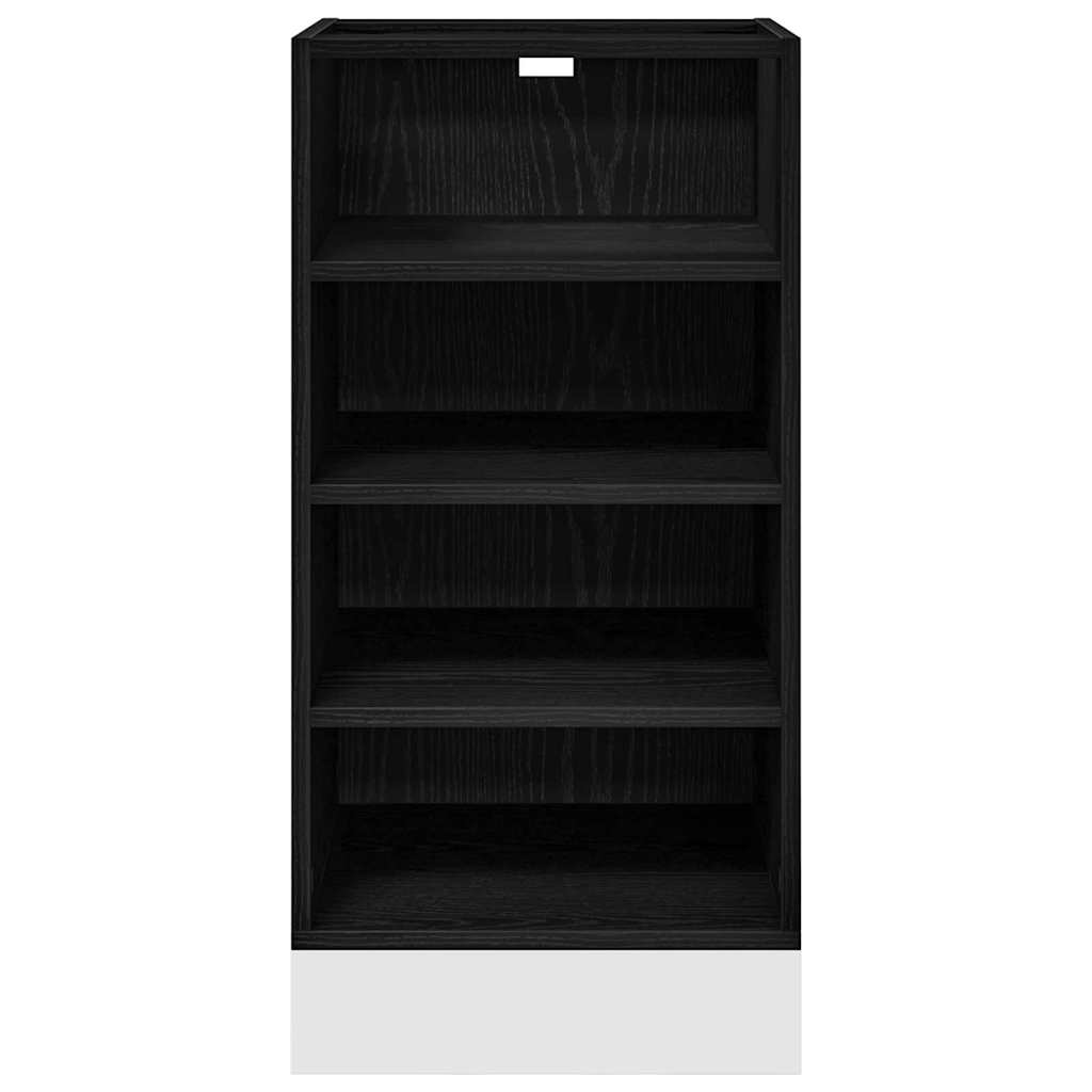 Kitchen Base Cabinet with Drawer Black oak 40 x 44.5 x 81.5 cm