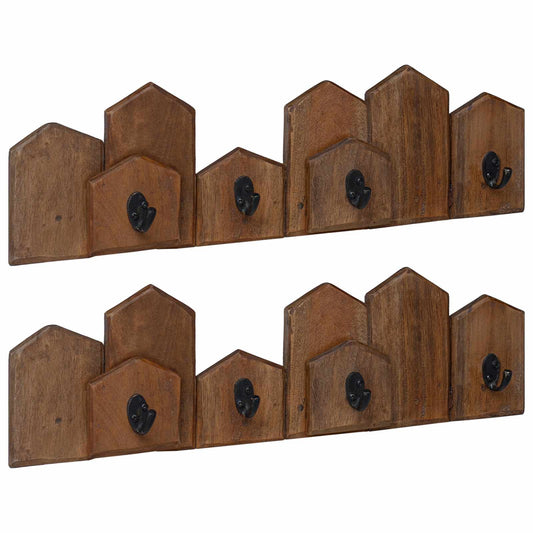 Hanger Brown 48 x 8 x 15 cm Solid Mahogany Wood