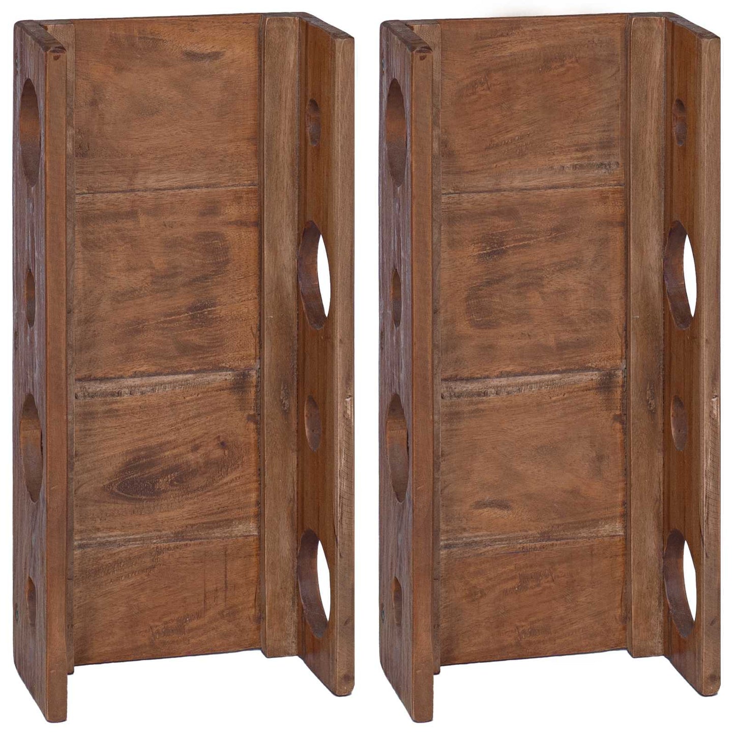 Rack Brown 24 x 13 x 54 cm Solid Mahogany Wood