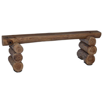 Bench Natural 110 x 30 x 34 cm Solid Teak Wood