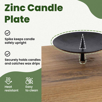 Candle Holder Natural 50 x 15 x 10 cm Solid Teak wood