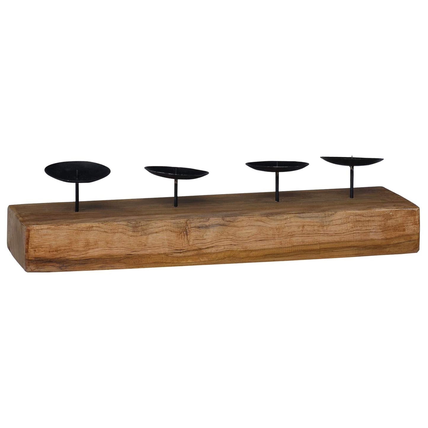 Candle Holder Natural 50 x 15 x 10 cm Solid Teak wood