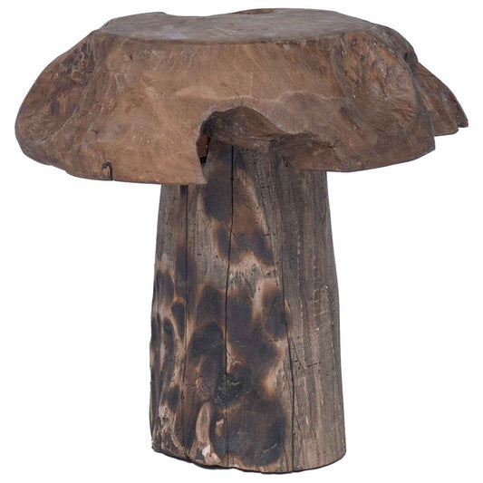 Stool Natural 35 x 35 x 35 cm Solid Teak Wood