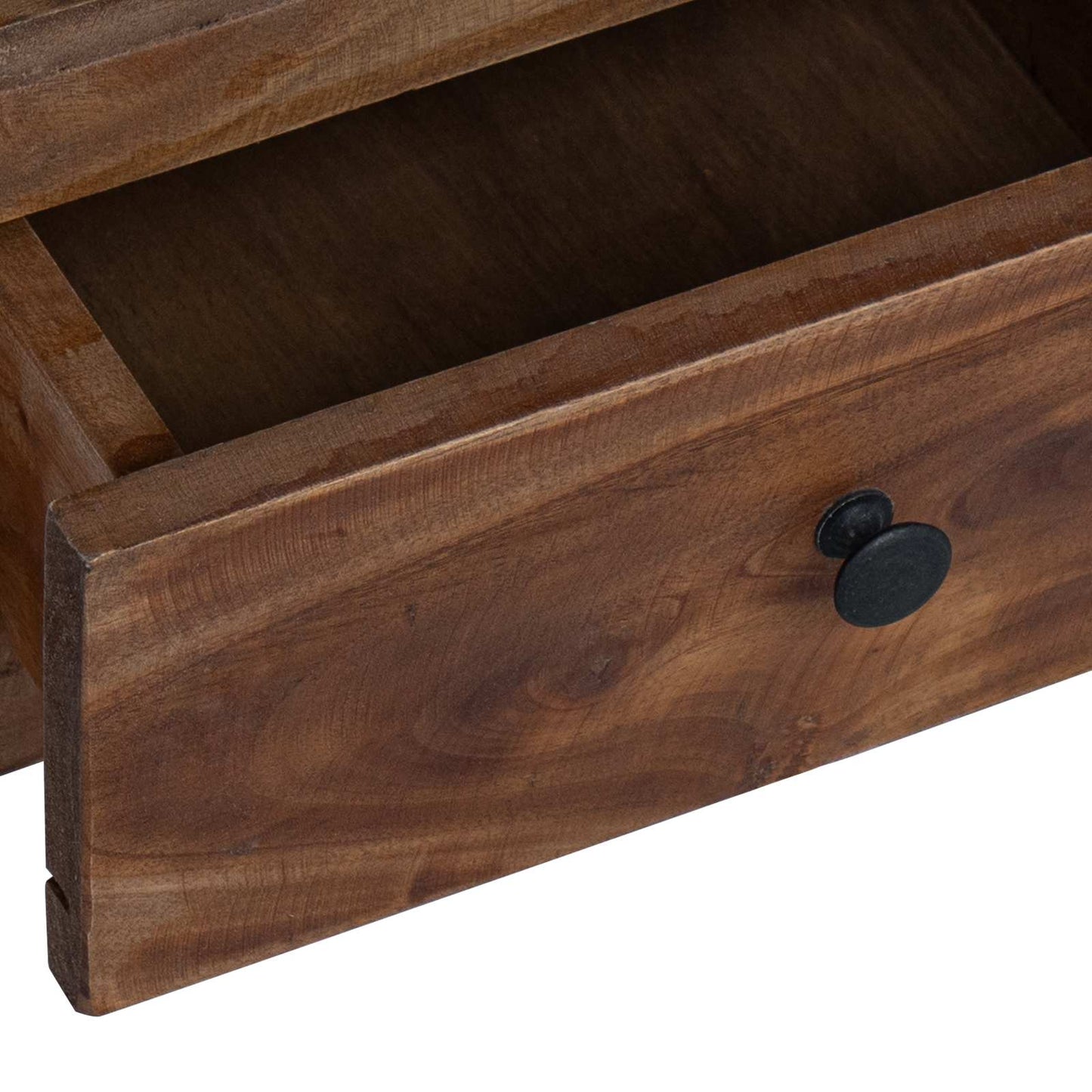 Bedside Table Brown 30 x 30 x 47 cm Solid Reclaim Wood