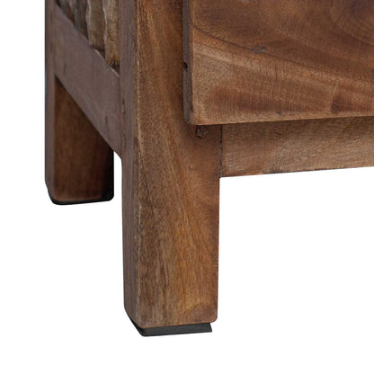 Bedside Table Brown 30 x 30 x 47 cm Solid Reclaim Wood