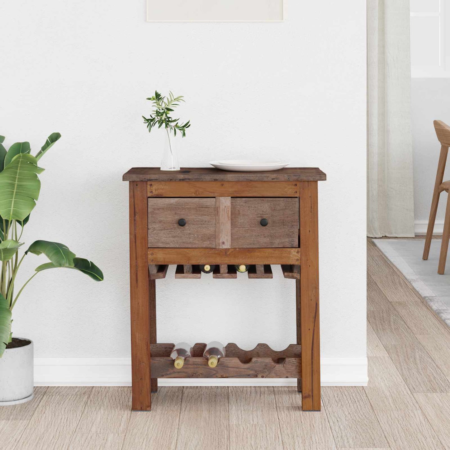 Cabinet Brown 60 x 30 x 70 cm Solid Reclaim Wood
