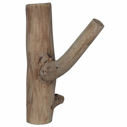 Hook Brown 4 x 4 x 14 cm Solid Reclaim Wood