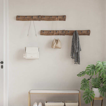 Hanger Brown 50 x 8 x 12 cm Solid Reclaim Wood