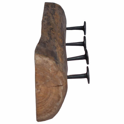 Hanger Brown 50 x 8 x 12 cm Solid Reclaim Wood