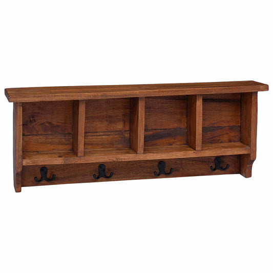 Hanger Brown 70 x 11 x 27 cm Solid Mahogany Wood
