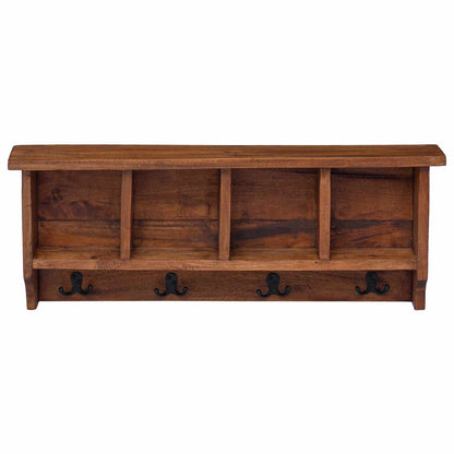 Hanger Brown 70 x 11 x 27 cm Solid Mahogany Wood