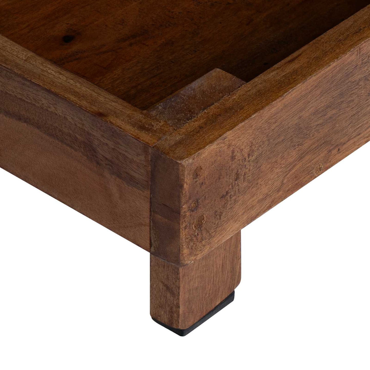Plant Stand 3 pcs Brown Mahogany Wood