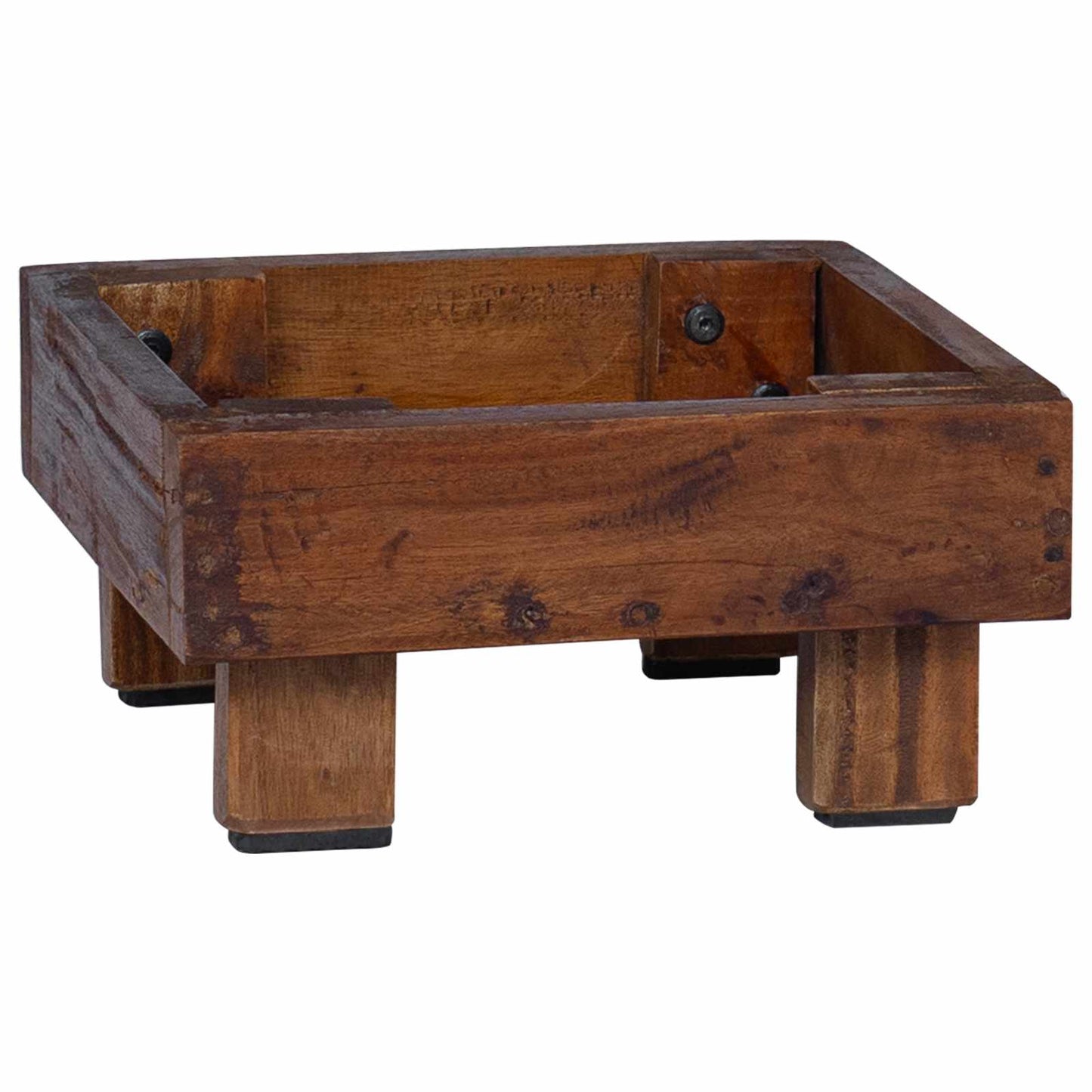 Plant Stand 3 pcs Brown Mahogany Wood