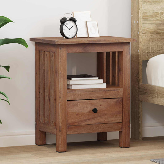 Bedside Table Brown 41 x 30 x 50 cm Solid Mahogany Wood