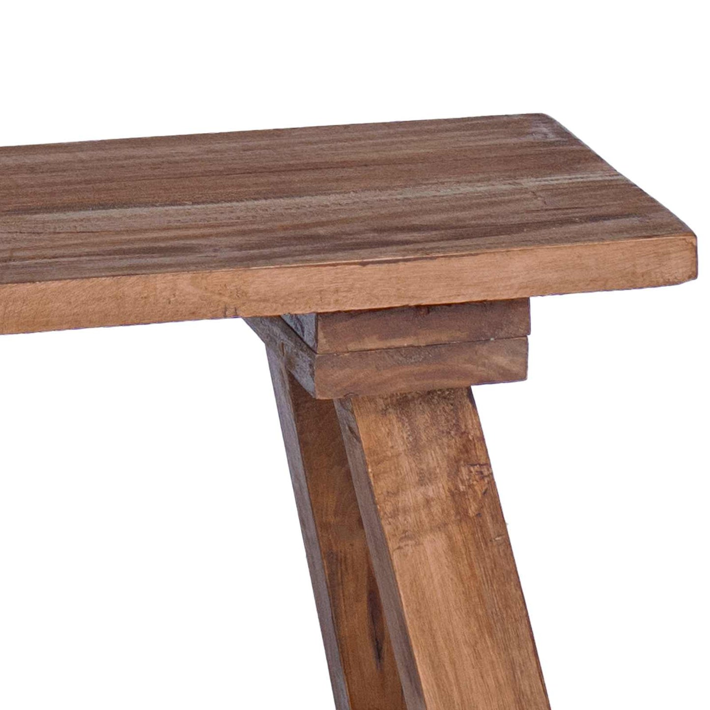 Bench Natural 50.5 x 25 x 47.5 cm Solid Mahogany wood