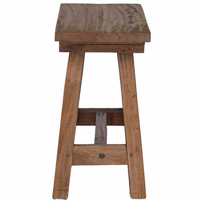 Bench Natural 50.5 x 25 x 47.5 cm Solid Mahogany wood