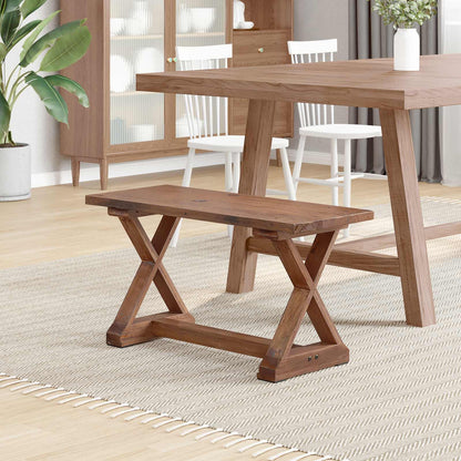 Bench Natural 85 x 35 x 47 cm Solid Reclaim wood