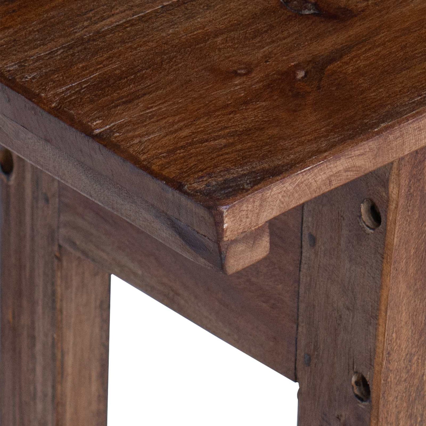 Desk with Drawer Brown 110 x 30 x 79 cm Solid Mahogany Wood