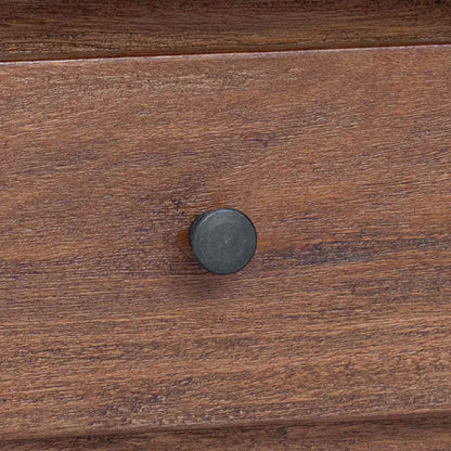 Desk with Drawer Brown 110 x 30 x 79 cm Solid Mahogany Wood