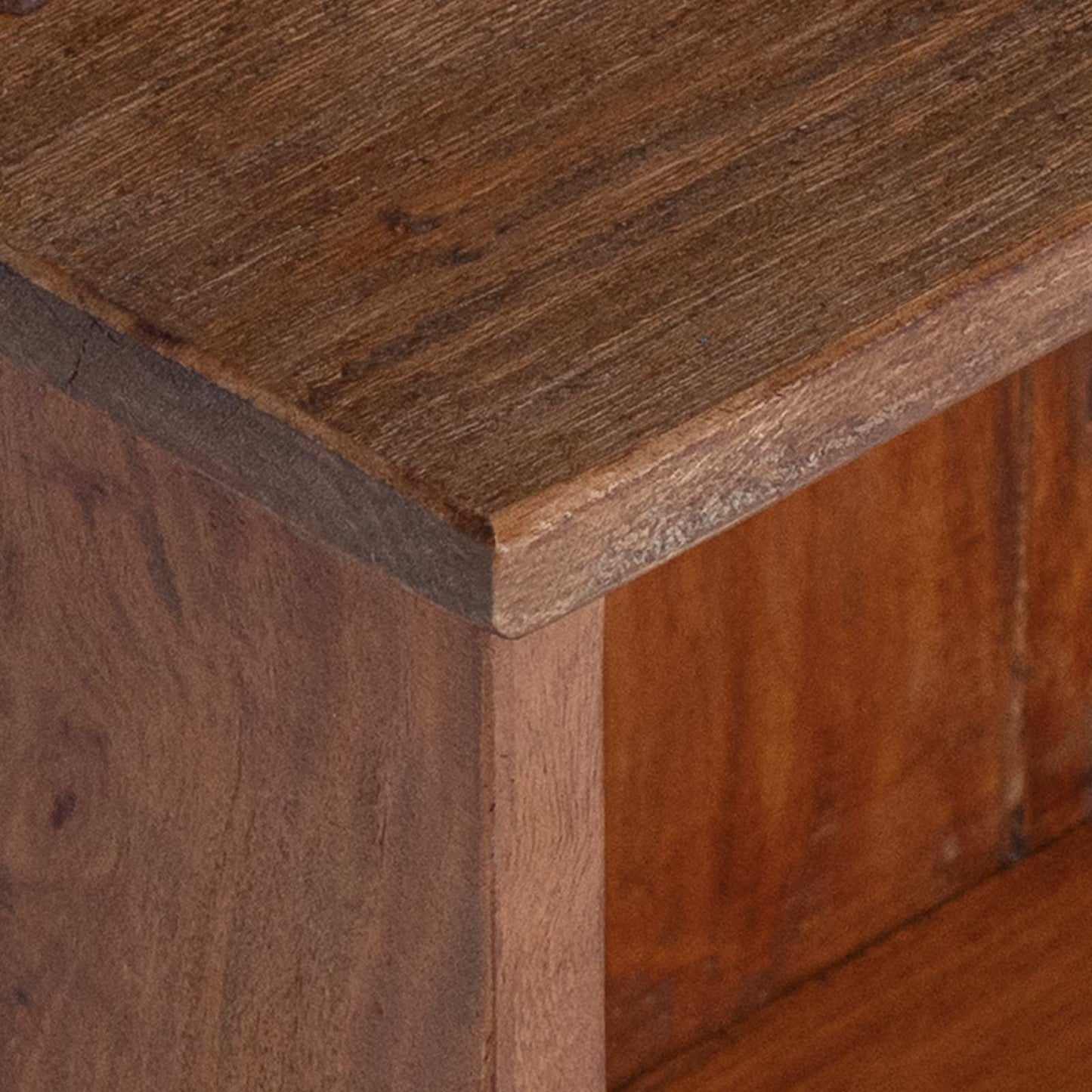 Shelving with Shelf Brown 47 x 16 x 55 cm Solid Mahogany Wood