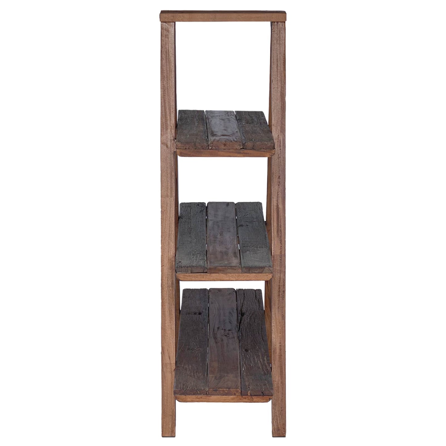 Folding Rack Brown 79.5 x 35 x 112 cm Solid Reclaim Wood