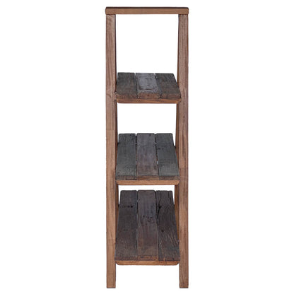 Folding Rack Brown 79.5 x 35 x 112 cm Solid Reclaim Wood