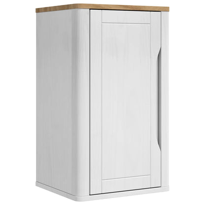 Bathroom Furniture Set FLORO 3 pcs White Solid Pine Wood