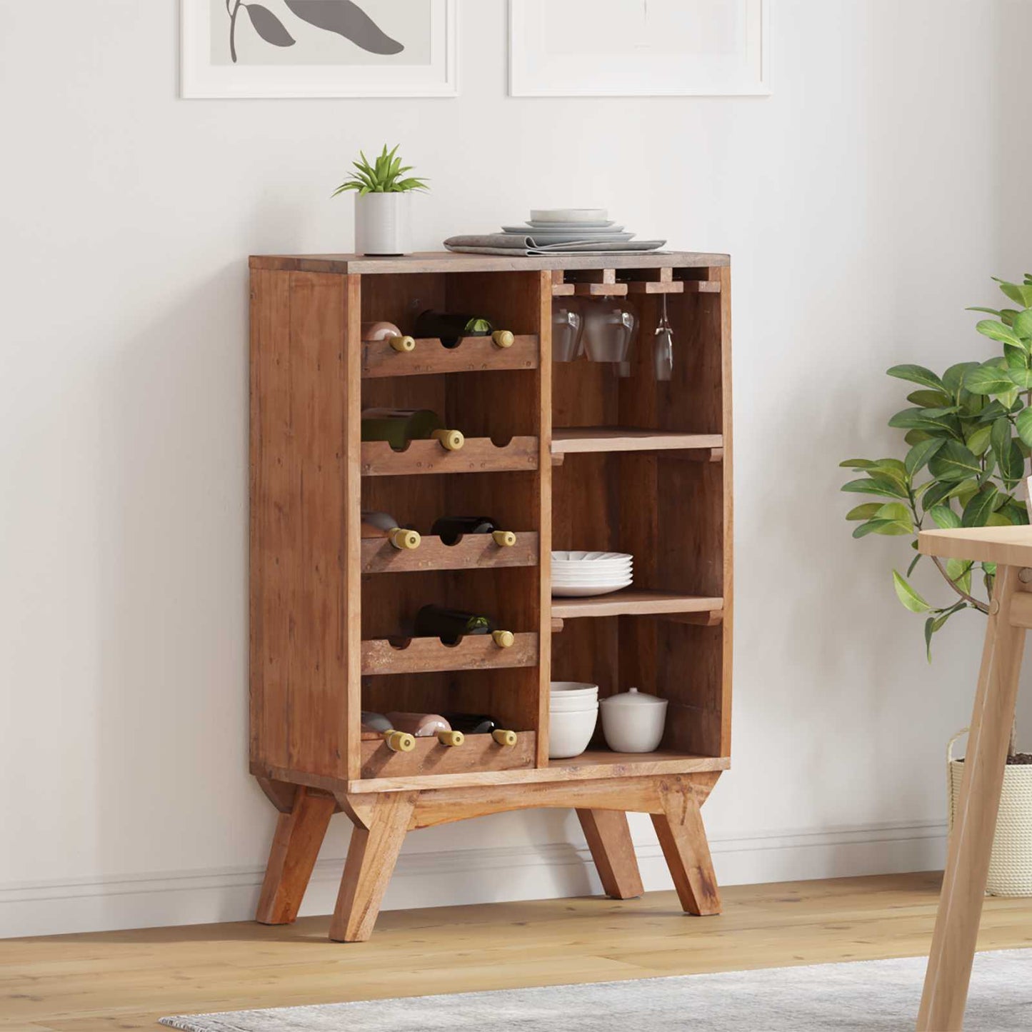 Rack Brown 60 x 30 x 90 cm Solid Reclaim Wood