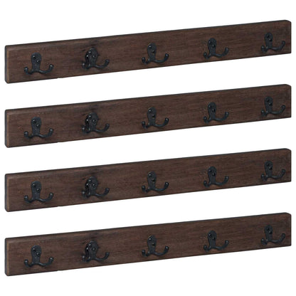 Hanger Brown 60 x 7 x 8 cm Solid Reclaim Wood