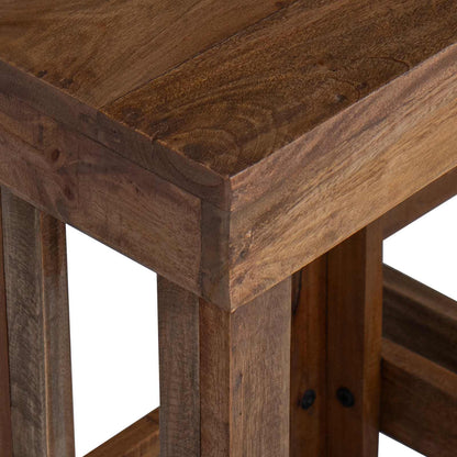 Plant Stand 2 pcs Brown 70 x 11 x 27 cm Mahogany Wood