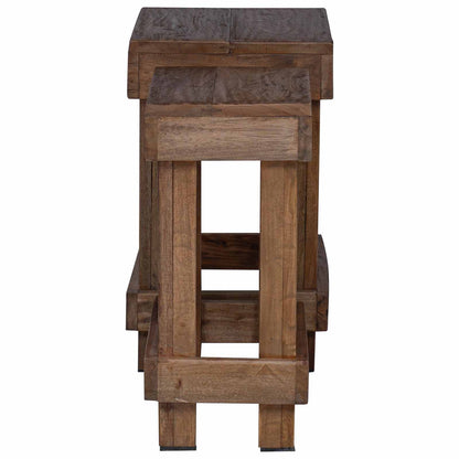 Plant Stand 2 pcs Brown 70 x 11 x 27 cm Mahogany Wood